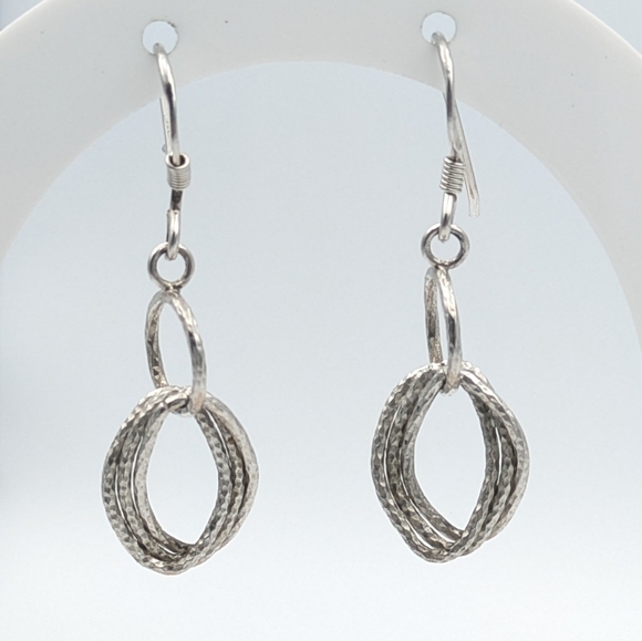 925 sterling silver dangle earrings - Picture 3 of 5